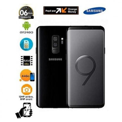 Image de Galaxy S9 Plus - 64Go HDD - 6Go RAM - 6,2" - Noir - 6 Mois