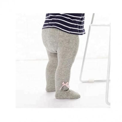 Agrandir l'image de Collant Bébé en Coton peigné de Haute qualité avec Noeud - 0 à 12 Mois - Gris Image de Collant Bébé en Coton peigné de Haute qualité avec Noeud - 0 à 12 Mois - Gris