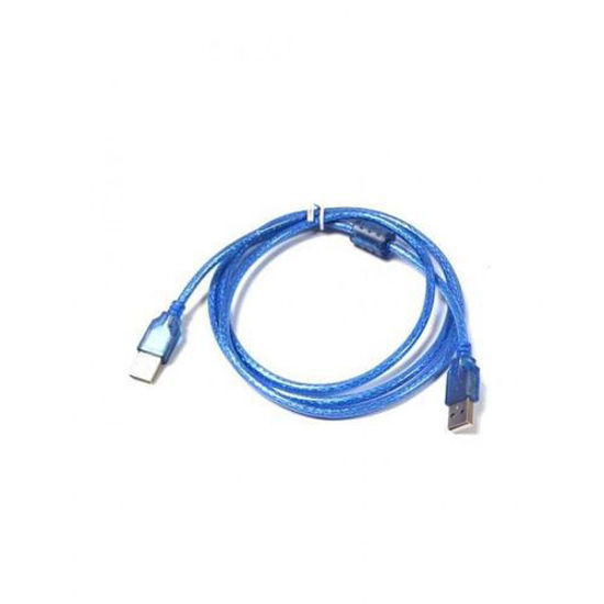 Câble USB mâle vers USB mâle 2.0 - 1,5m - bleu-iziwayCameroun