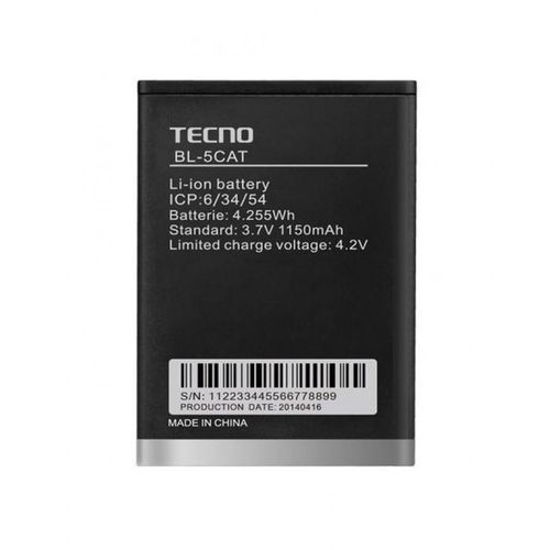 Image sur Batterie Pour Tecno BL 5CAT 1150mAh - Noir