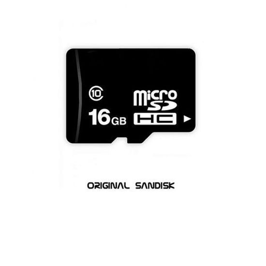 Image sur Carte Mémoire Micro SD 16 Go Avec Adaptateur - Noir