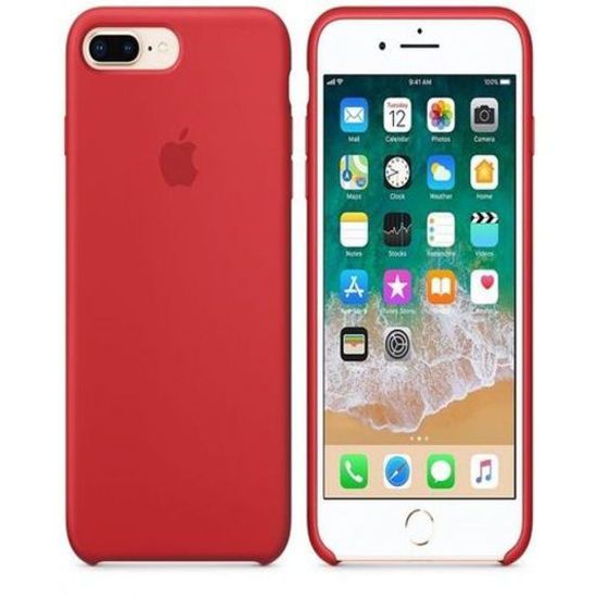 Image sur Pochette En Silicone Pour iPhone 7 Plus/ 8 Plus - Rouge