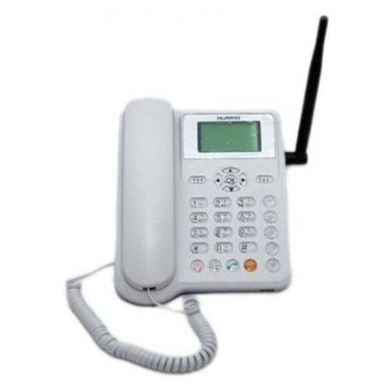 Image sur Téléphone Fixe Avec Carte SIM À Technologie GSM - Blanc