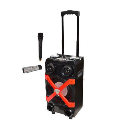 Haut-parleur Mobile Bluetooth + 1 Microphone - Noir