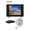 Image sur TV LED Ultra Slim - 19 Pouces - Noir - 24 Mois + KIT Satellite - Plus de 100 chaînes gratuites + Installation Gratuite