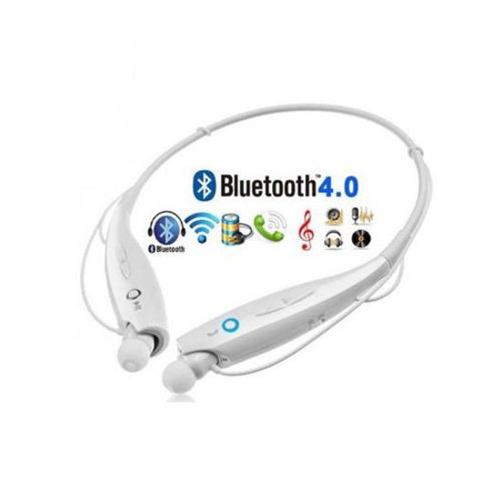 Image sur Casque stéréo Bluetooth HBS 730 Avec Ecouteurs - Blanc