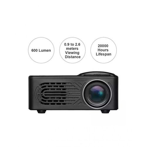 Projecteur Portable LED RD-814 - Noir