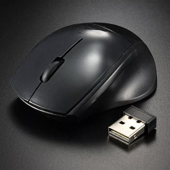 Image sur Souris Optique Sans Fil USB Compatible PC - Noir