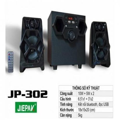 Agrandir l'image de Haut-Parleurs JIEPAK - JP-302 / Bluethoot et Radio FM - Noir - 06Mois Garanti Image de Haut-Parleurs JIEPAK - JP-302 / Bluethoot et Radio FM - Noir - 06Mois Garanti