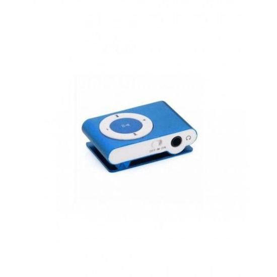 Image sur Mini Baladeur MP3 Compatible avec Carte Micro SD - Bleu