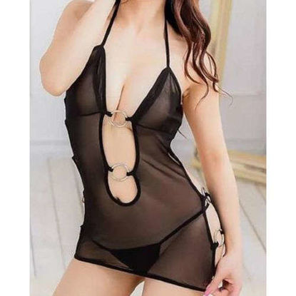 Nuisette et string - Femme - polyester -  Noir Nuisette et string - Femme - polyester -  Noir - Iziway Cameroun