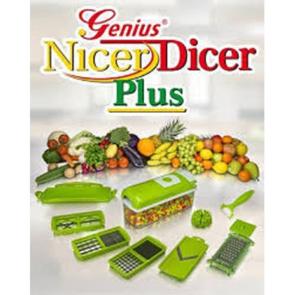 Agrandir l'image de Découpe-Légumes Pressoir Avec Bol - Vert Image de Découpe-Légumes Pressoir Avec Bol - Vert