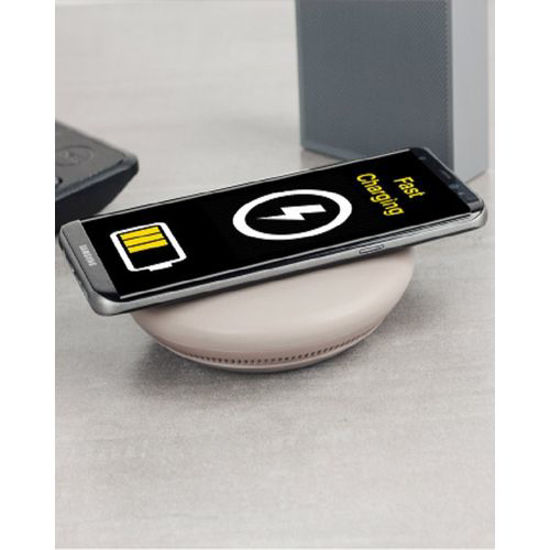 Image sur Chargeur A Induction Rapide Pour Galaxy S6 /S7/ S8 / Note 5 / Note 8 - Beige