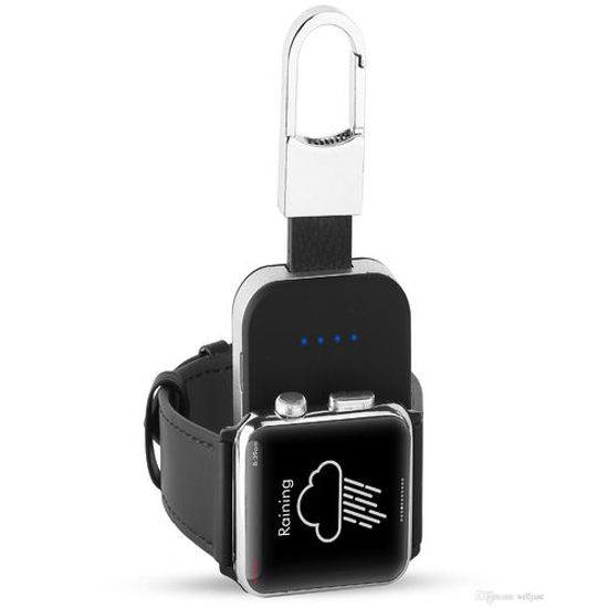 Image sur Chargeur Portable A Induction Pour Apple Watch - 1000 mAh - Noir