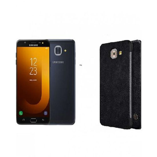 Image sur Galaxy J7 Max - Dual SIM - 32Go HDD - 4Go RAM - 5,7" + Pochette - Noir
