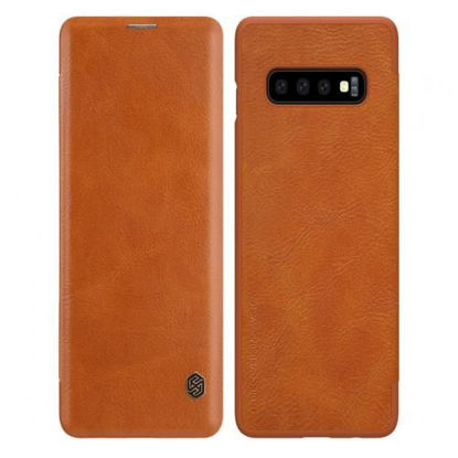 Image de Pochette Espace Ecran Pour Samsung Galaxy S10 - Marron
