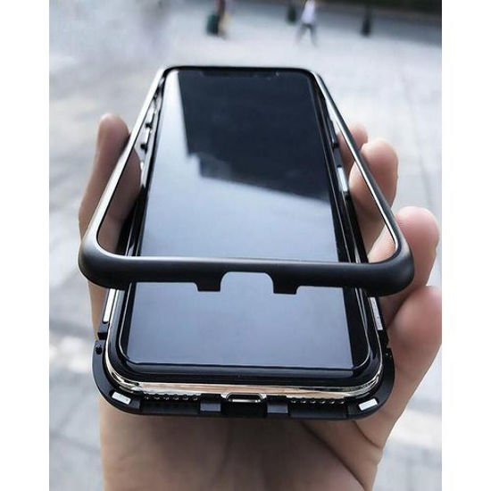 Image sur Protection Magnetique 360° Pour Samsung Galaxy S9 Plus - Noir Et Transparent