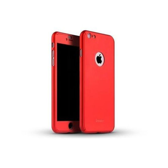 Image sur Pochette 360° Extra Fine Pour iPhone 6 + Ecran de Protection - Rouge