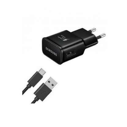 Image de Chargeur Rapide Pour SAMSUNG S8 / S8+ / S9 / S9+ / Note 8 / C9 Pro - 1,67 A - Noir