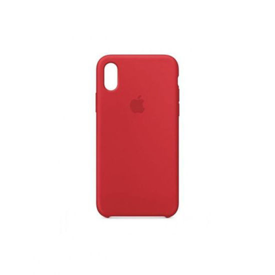 Image sur Pochette En Silicone Pour iPhone X - Rouge