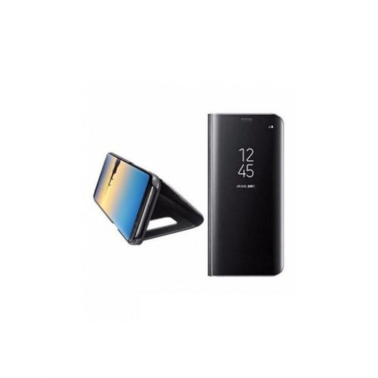 Image sur Pochette Miroir A Vue Dégagée Pour Samsung Galaxy S8 - Noir