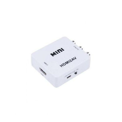 Image de Mini Convertisseur HDMI Vers AV - Blanc