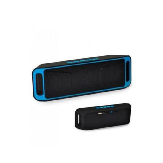 Image sur Mini Enceinte Bluetooth Sans Fil - Noir Et Bleu