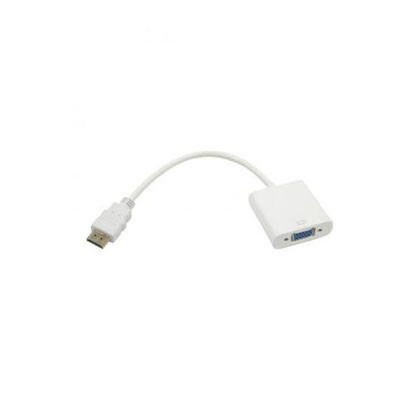 Agrandir l'image de Cable HDMI Vers VGA - Blanc Image de Cable HDMI Vers VGA - Blanc