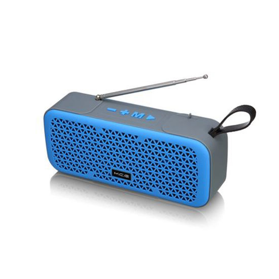 Image sur Haut-parleur  Bluetooth sans fil MC-218 Avec Puissante Sonore Et Station Radio -Noir et bleu