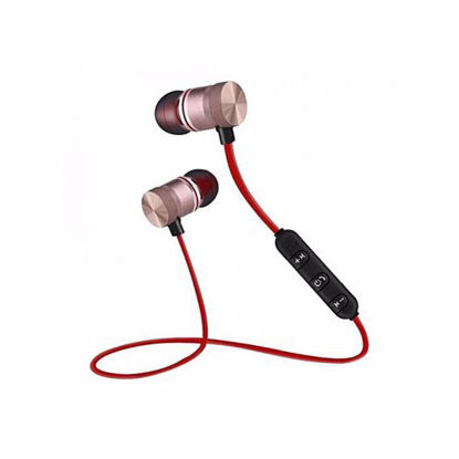 Image de Ecouteur intra auriculaire bluetooth - rouge
