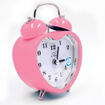 Image sur Horloge Analogique avec Reveil Retro a Double cloche D'alarme - Rose