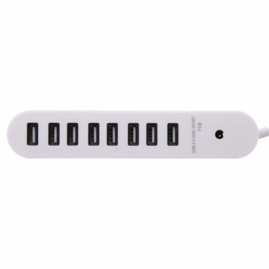 Image sur Multiplicateur 8 ports USB 2.0 HUB support 1TR - Blanc