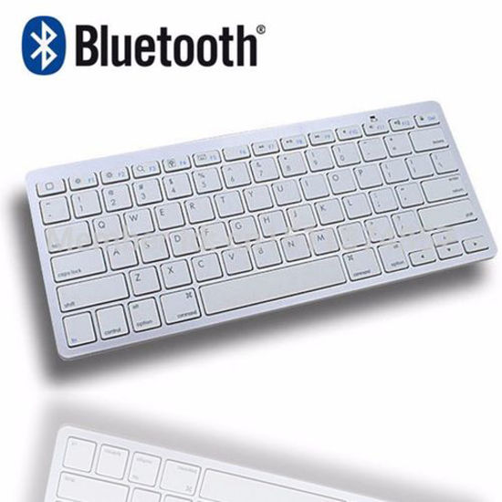 Image sur Mini Clavier OMOTON - Qwerty - Bluetooth sans Fil - Blanc