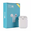 Image sur Double Oreillette Bluetooth TWS Tactile - I11-5.0 - Blanc