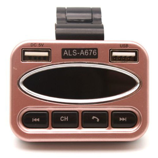 Image sur Transmetteur Auto Bluetooth Mp3 Avec Télécommande - Noir et Or