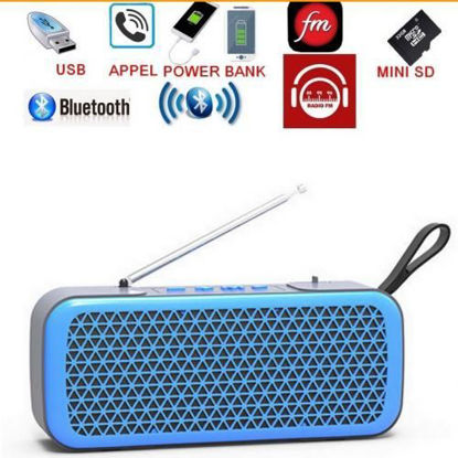 Image de Haut-Parleur Bluetooth Portable L18 - Bleu