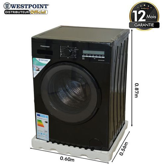 Image sur Westpoint Machine A Laver Automatique 8KG - 1200 RPM RED CE ROHS A+++ - Noir - 12 Mois Garantis