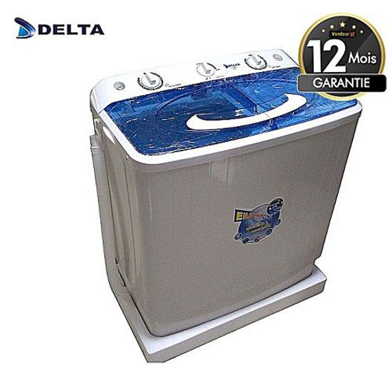 Image sur Machine à laver semi-automatique Delta - 6 Kg - Blanc - 12 Mois