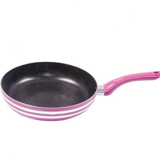 Image sur Poêle - 24 cm - Rose Et Blanc