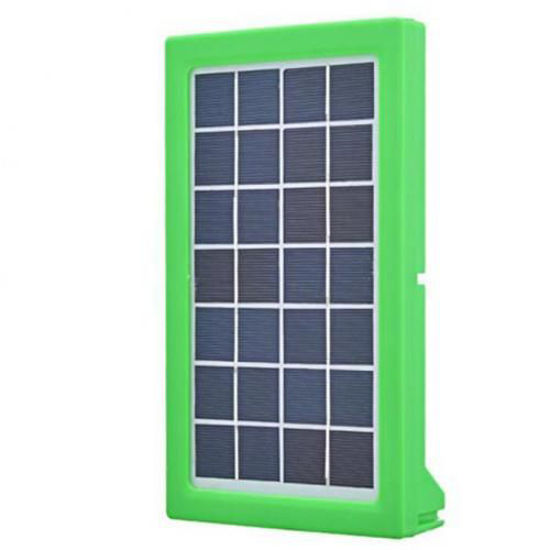 Image sur Panneau solaire multifonction Charge portable + Lumière et torche - Vert