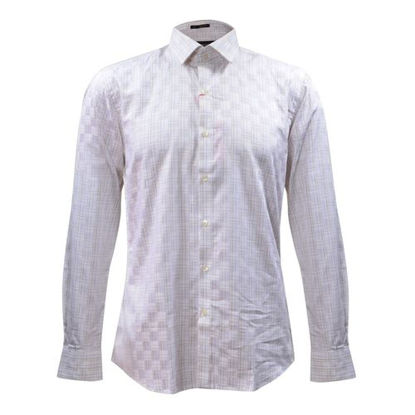 Agrandir l'image de Chemise Carrelée - Blanc Crème Image de Chemise Carrelée - Blanc Crème