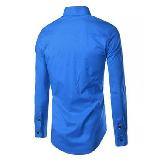 Image sur Chemise + Pantalon - Bleu Et Noir