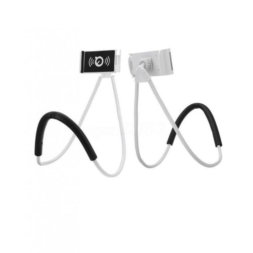 Support Téléphone Lit Bureau Universel – Bras Col De Cygne Flexible 360°, Rotation 360°, Compatible 4-6.8 Pouces, Fixation Lit Table Canapé
