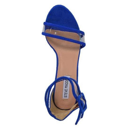 Image sur Chaussures A Talons En Daim - Bleu Electrique
