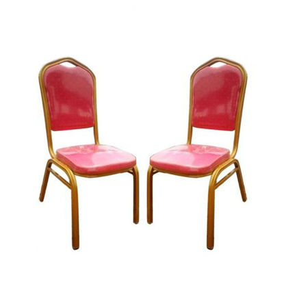Agrandir l'image de Chaises de Banquet - 2 Pièces - Rouge Et Or Image de Chaises de Banquet - 2 Pièces - Rouge Et Or