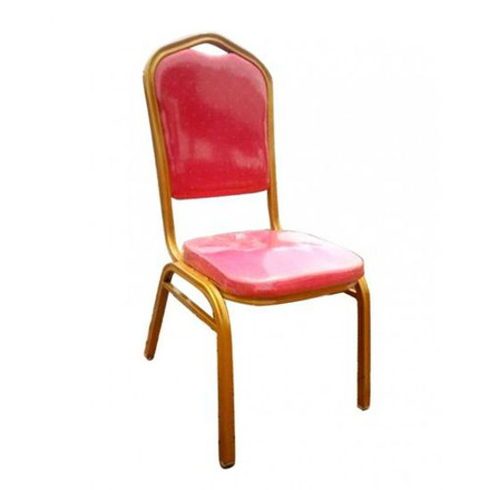 Image sur Chaises de Banquet - 2 Pièces - Rouge Et Or