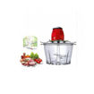 Hachoir à viande électrique multifonction, éminceur à légume - 2 L - 250W - Rouge