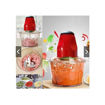 Hachoir à viande électrique multifonction, éminceur à légume - 2 L - 250W - Rouge