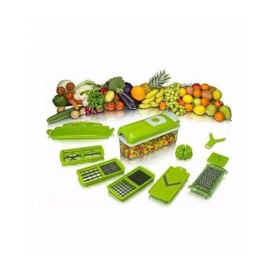 Image sur Hachoir À Légumes Multifonctions - Vert Et Blanc