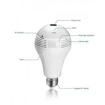 Image sur Caméra Ampoule WiFi HD panoramique 360° avec détection de Mouvement - Blanc